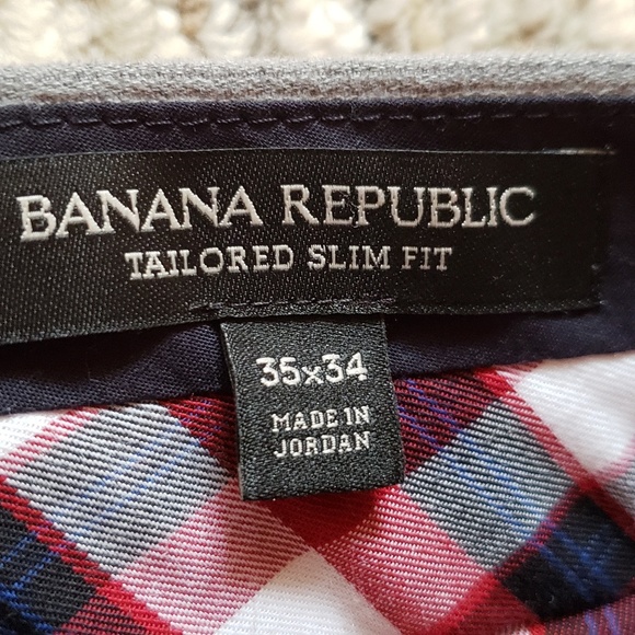 Banana Republic Tailored Slim Fit Mens Dress Pants - Picture 3 of 4